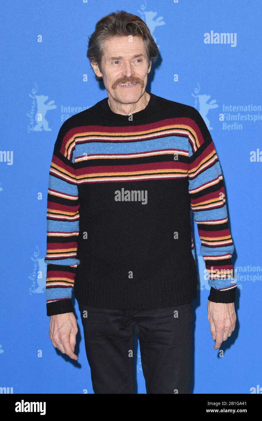 Willem Dafoe attends the photocall for Siberia during the 70th Berlin Film Festival at the Grand Hyatt Hotel in Germany. © Paul Treadway Stock Photo
