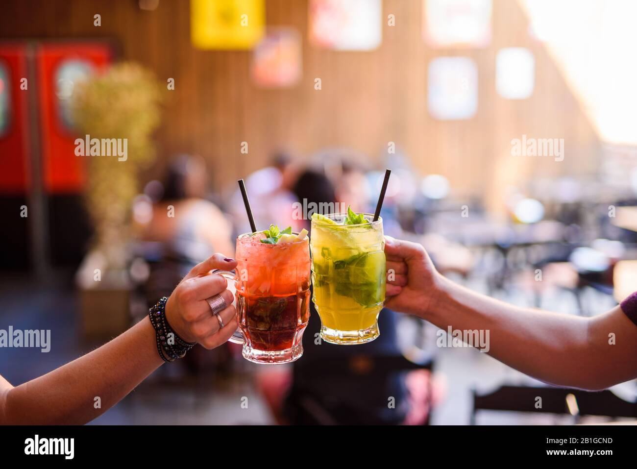 Cocktails And Spirits Stock Photo - Alamy