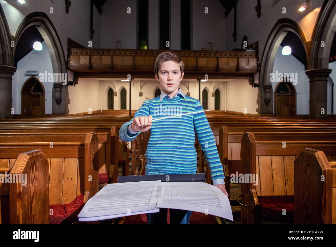 Viktor Seifert (12) took part in a composition competition to write a