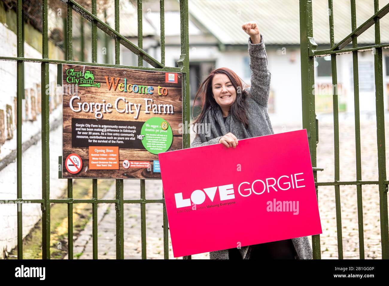 Lynn Bell, CEO of LOVE learning  LOVE learning, a charity that supports vulnerable individuals, using ways to innovative ways to engage them in learni Stock Photo