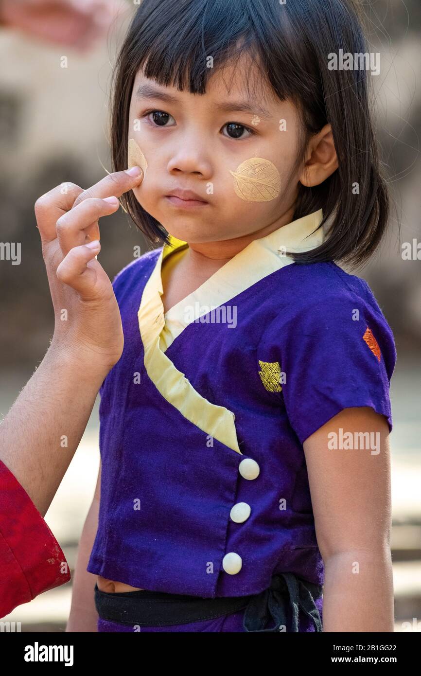 Burma face paint hires stock photography and images Alamy
