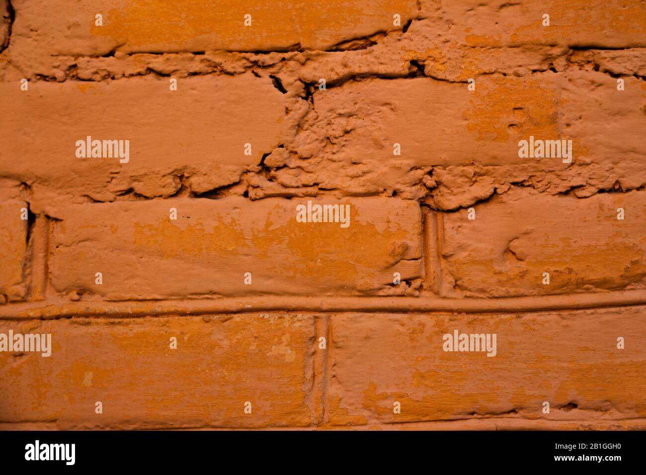 old brown brick wall texture background close up. free space for text ...