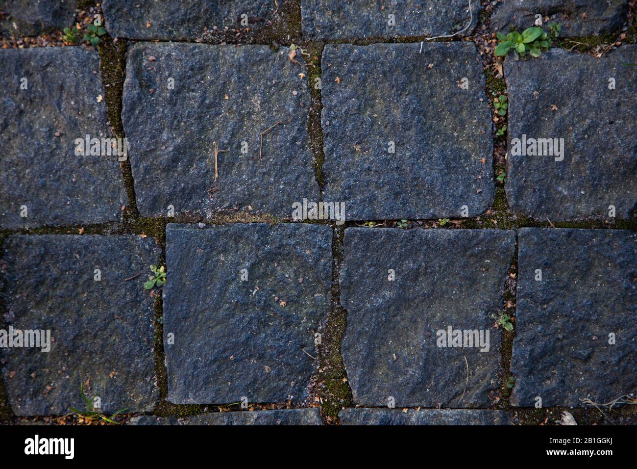 Abstract background of old cobblestone pavement close-up Stock Photo ...
