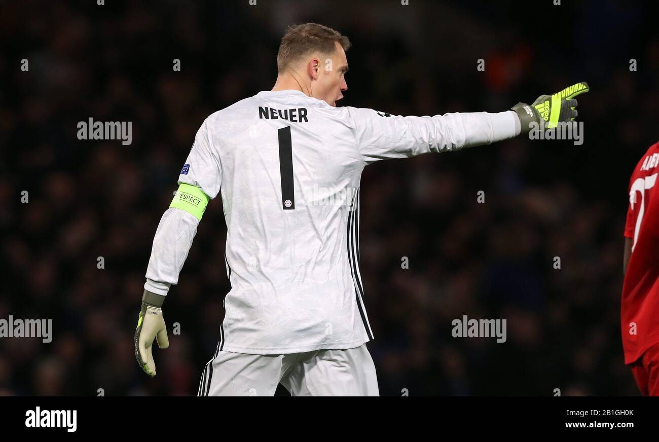 London Grossbritannien 25th Feb Firo 25 02 Football Soccer Uefa Champions League Cl Season 19 Ucl Round Of 16 First Leg Fc Chelsea Fcb Fc Bayern Munich Muenchen Fcb Goalwart Goalhuter London Grossbritannien 25th Feb Firo 25 02 Football Soccer Uefa Champions League Cl Season 19 Ucl Round Of 16 First Leg Fc Chelsea Fcb Fc Bayern Munich Muenchen Fcb Goalwart Goalhuter