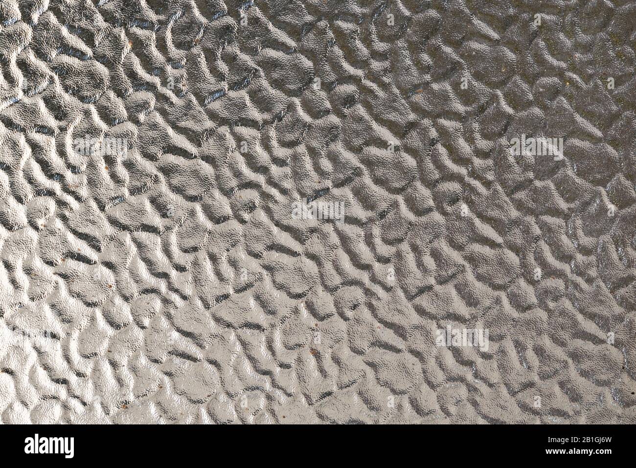 Transparent, patterned, abstract and old weathered glass flat high quality texture Stock Photo