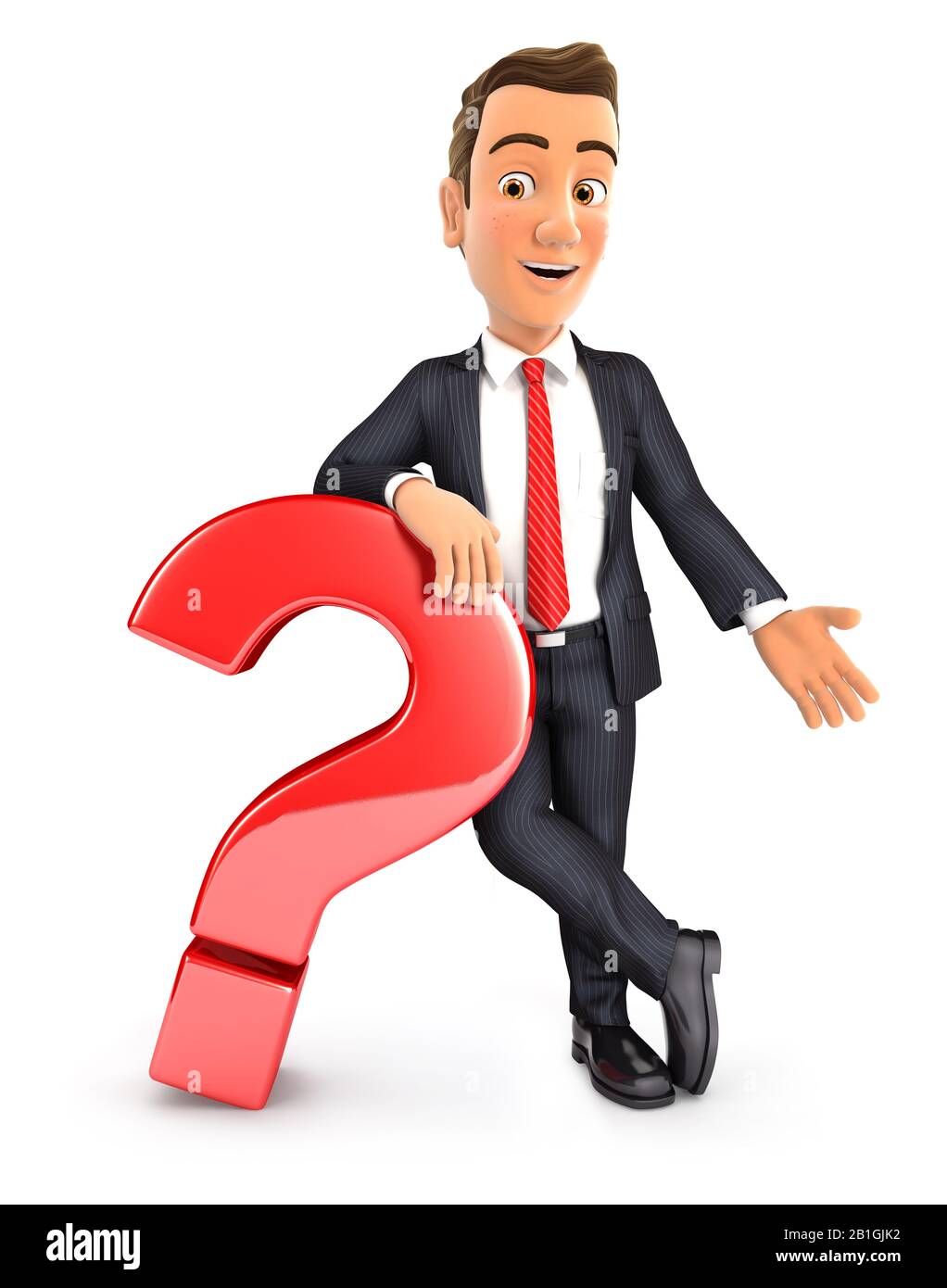3d businessman leaning against question mark, illustration with isolated white background Stock Photo - Alamy 3d businessman leaning against question mark, illustration with isolated white background Stock Photo - Alamy