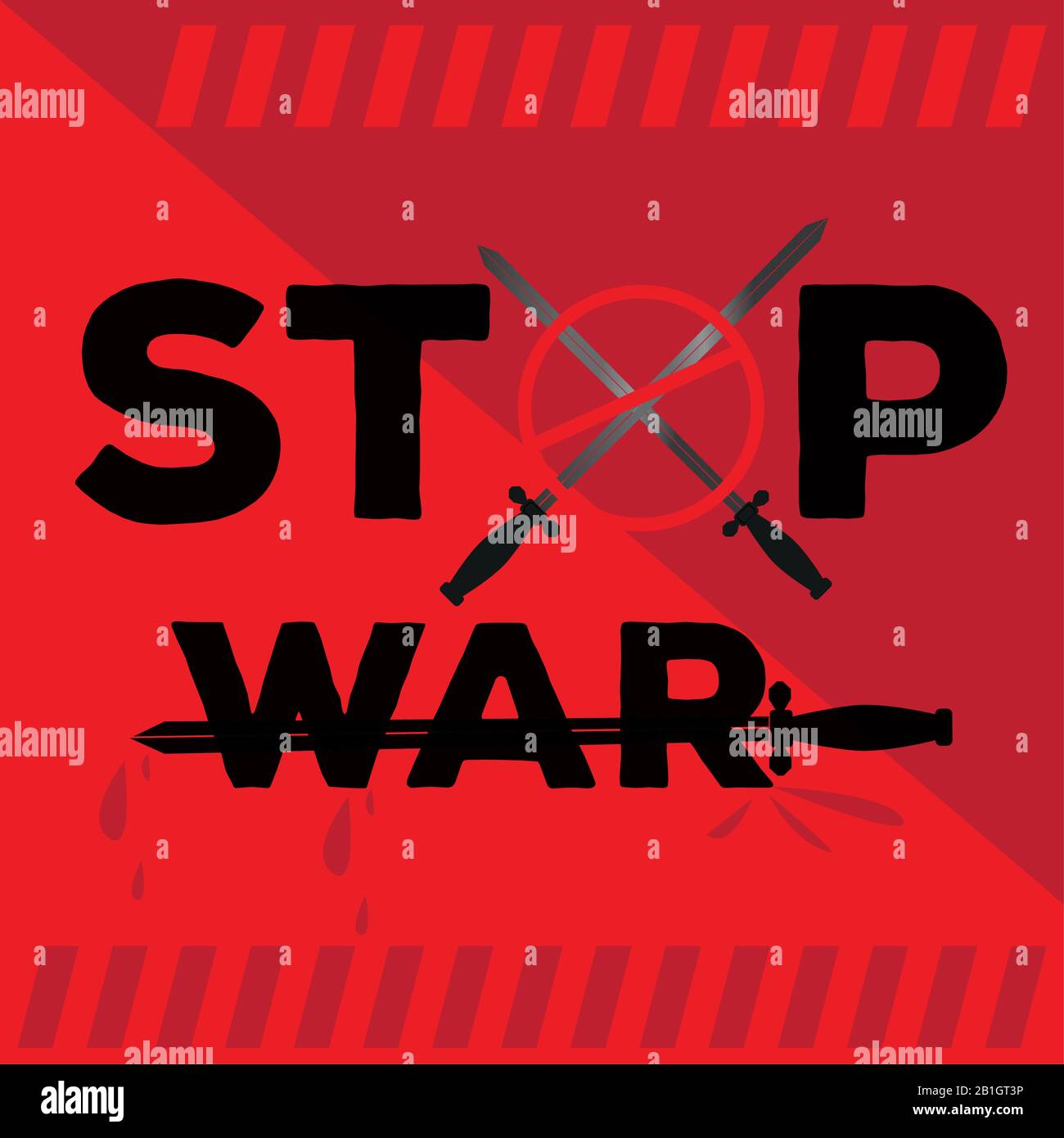 Stop war poster Stock Vector Image & Art Alamy