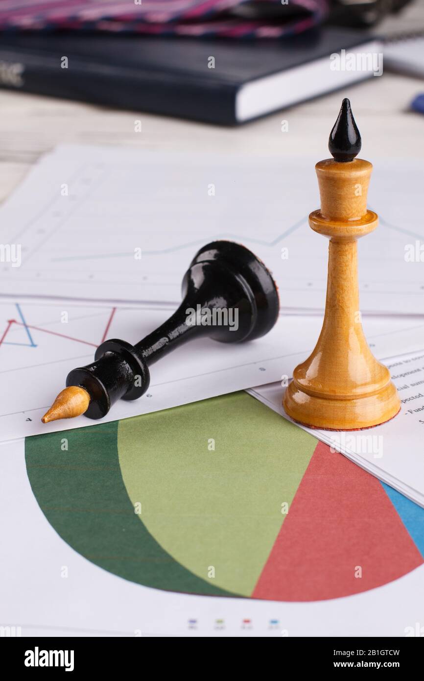 Chess bishops. Stock Photo
