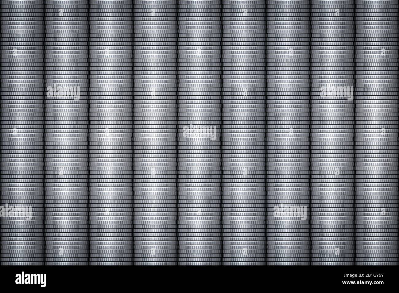 3d silver currency symbols hi-res stock photography and images - Alamy