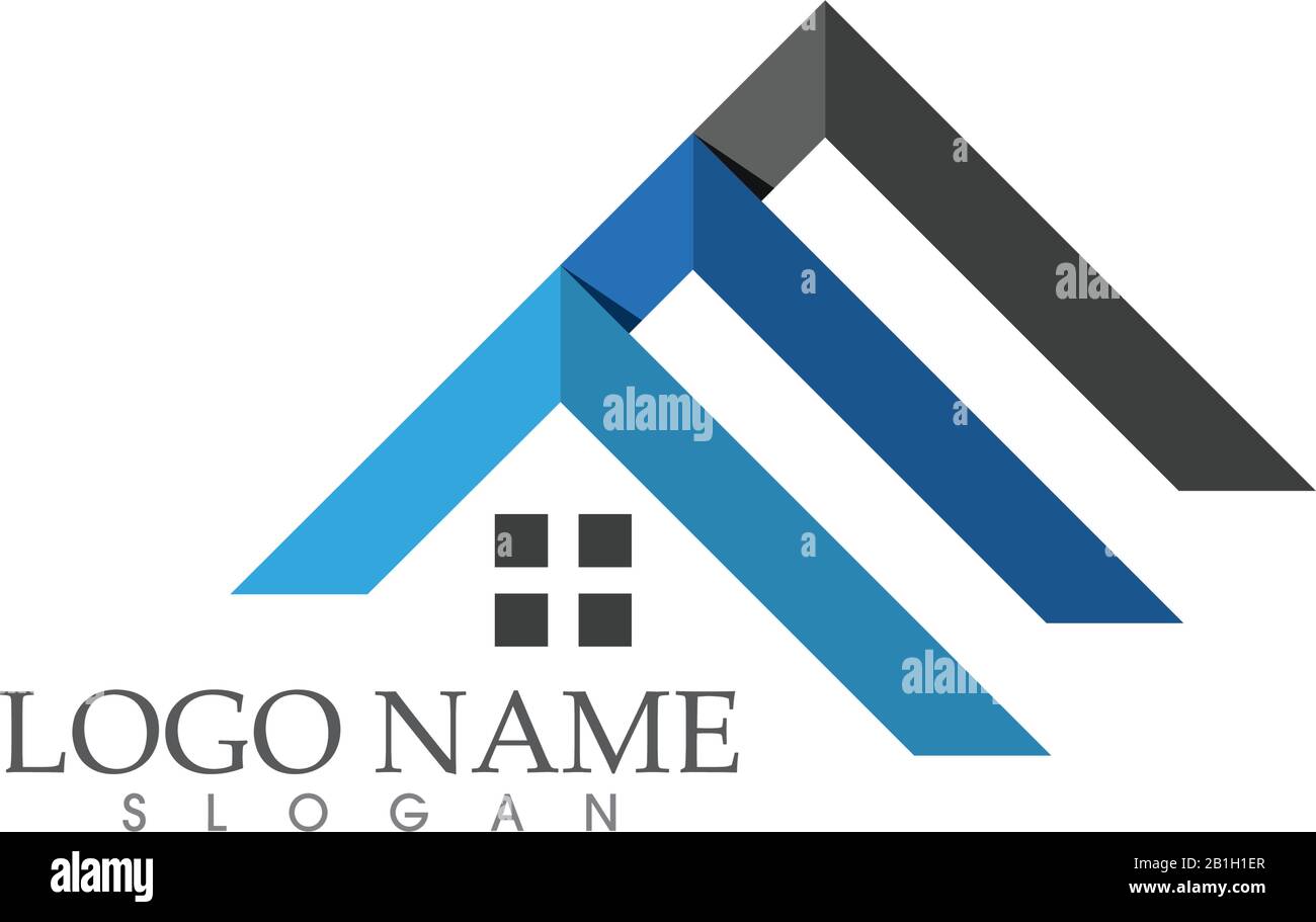 Home and house , Property and Construction Logo design Stock Vector ...