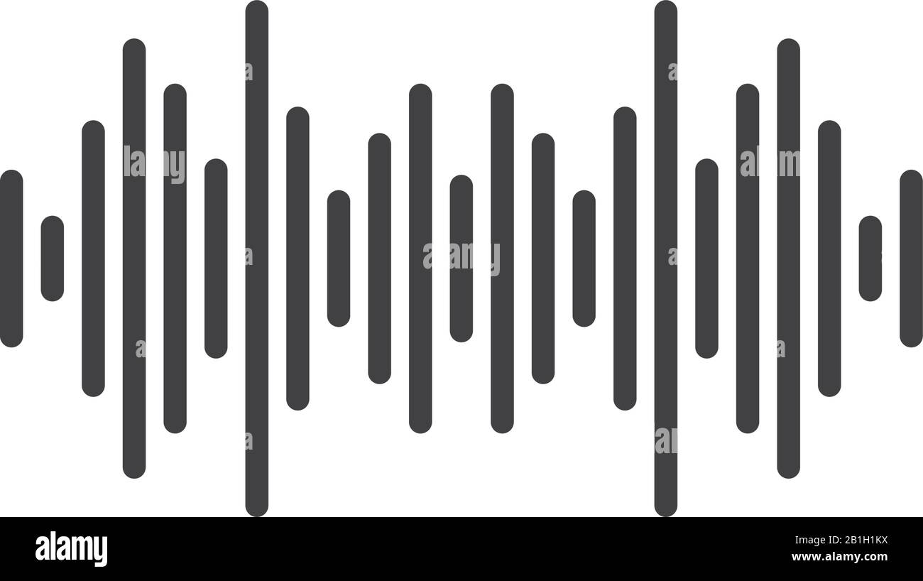 Sound waves vector illustration design template Stock Vector Image ...