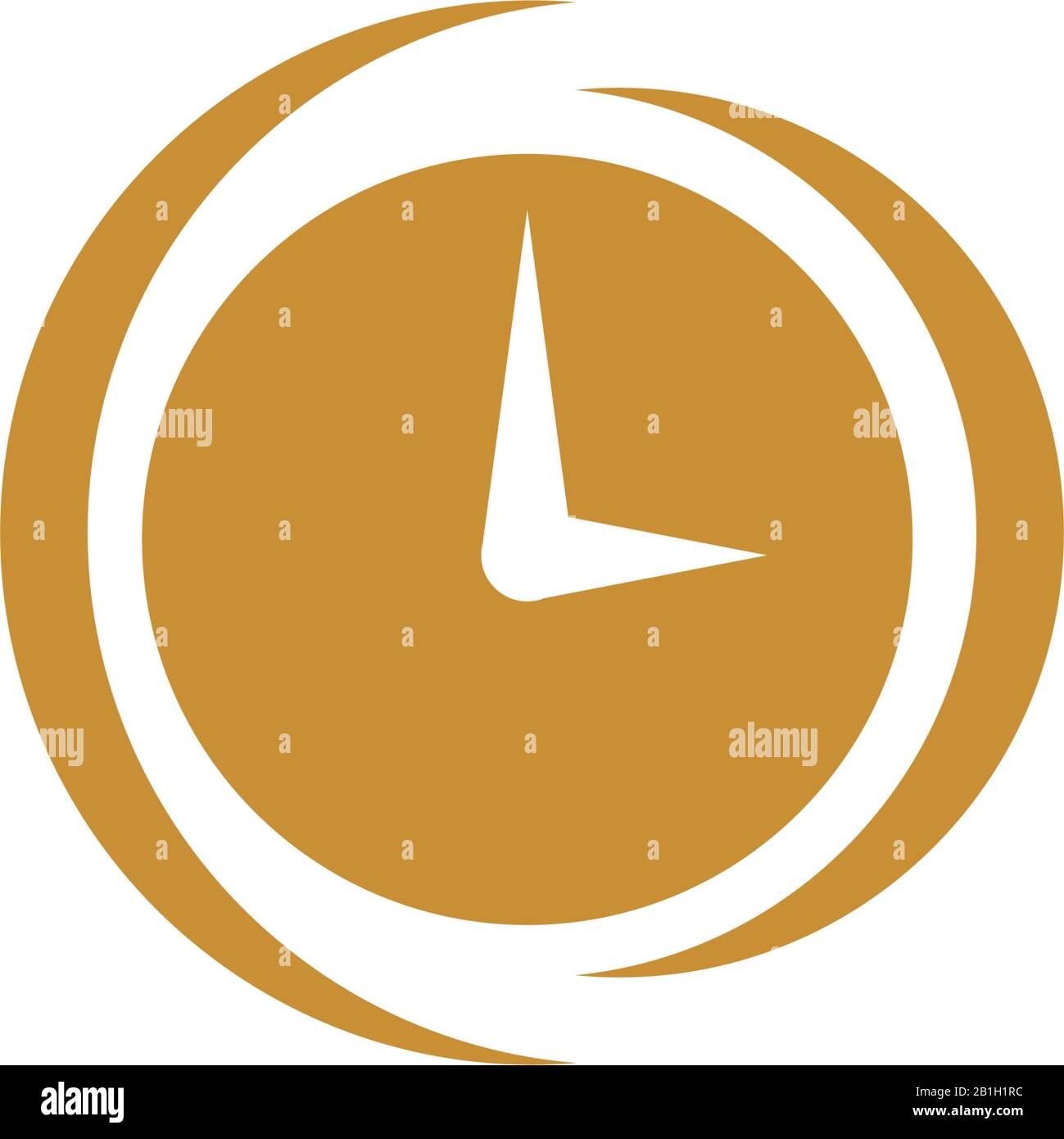 business clock logo template vector icon Stock Vector Image & Art Alamy