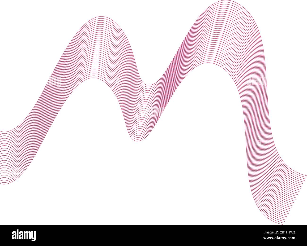 waves line gradient vector illustration design template Stock Vector ...