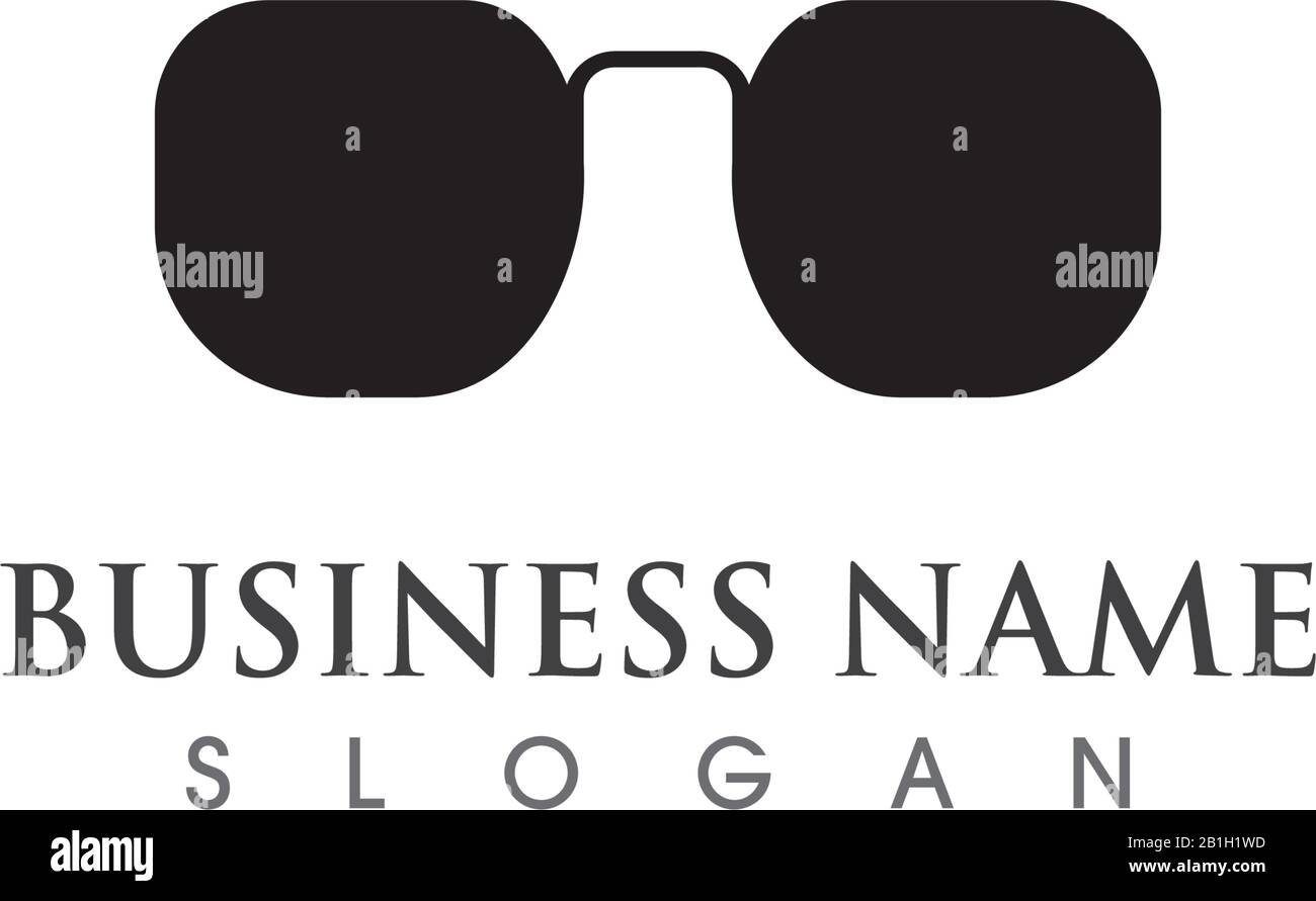 Glasses symbol vector icon design template Stock Vector Image & Art - Alamy