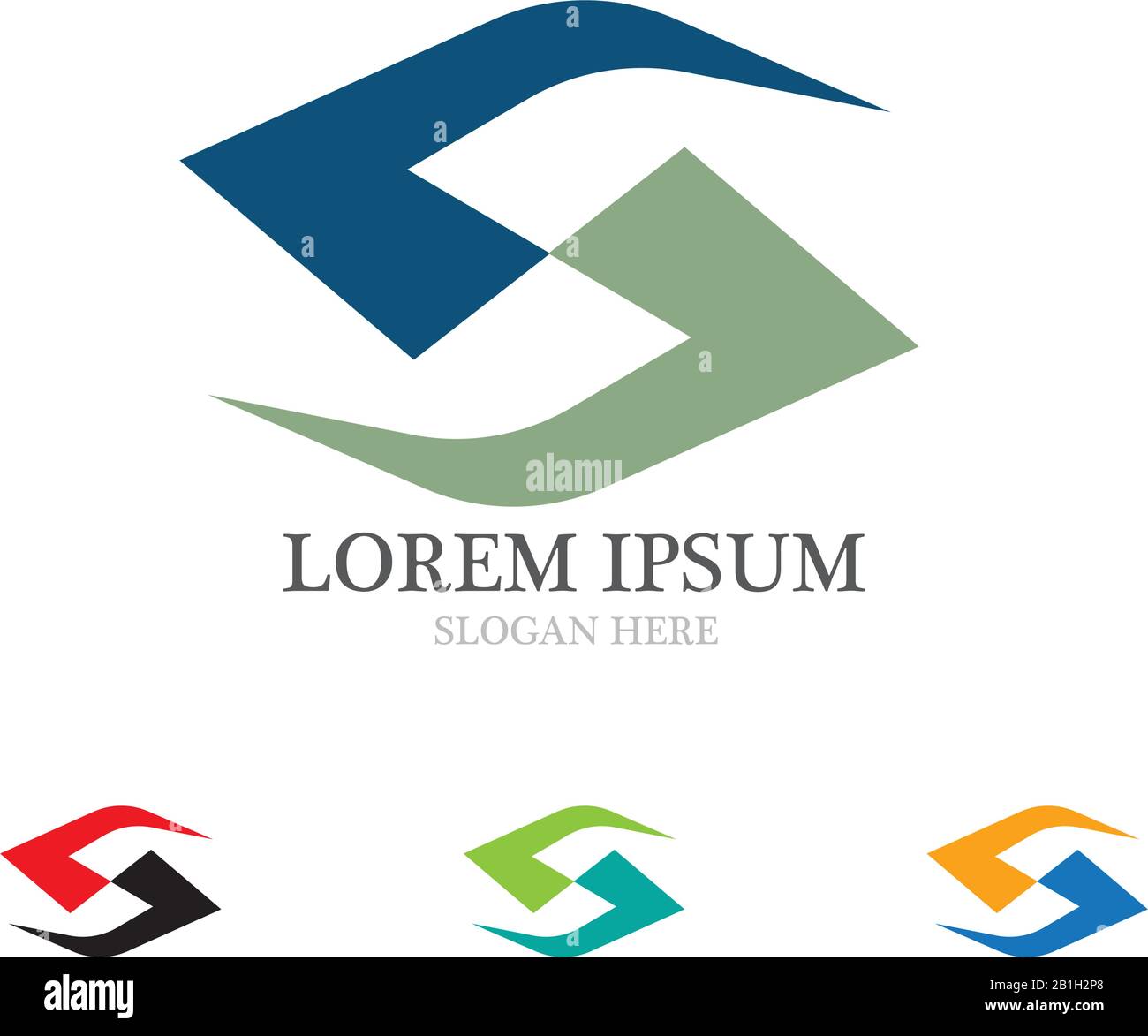 Business corporate S letter logo design vector Stock Vector Image & Art ...