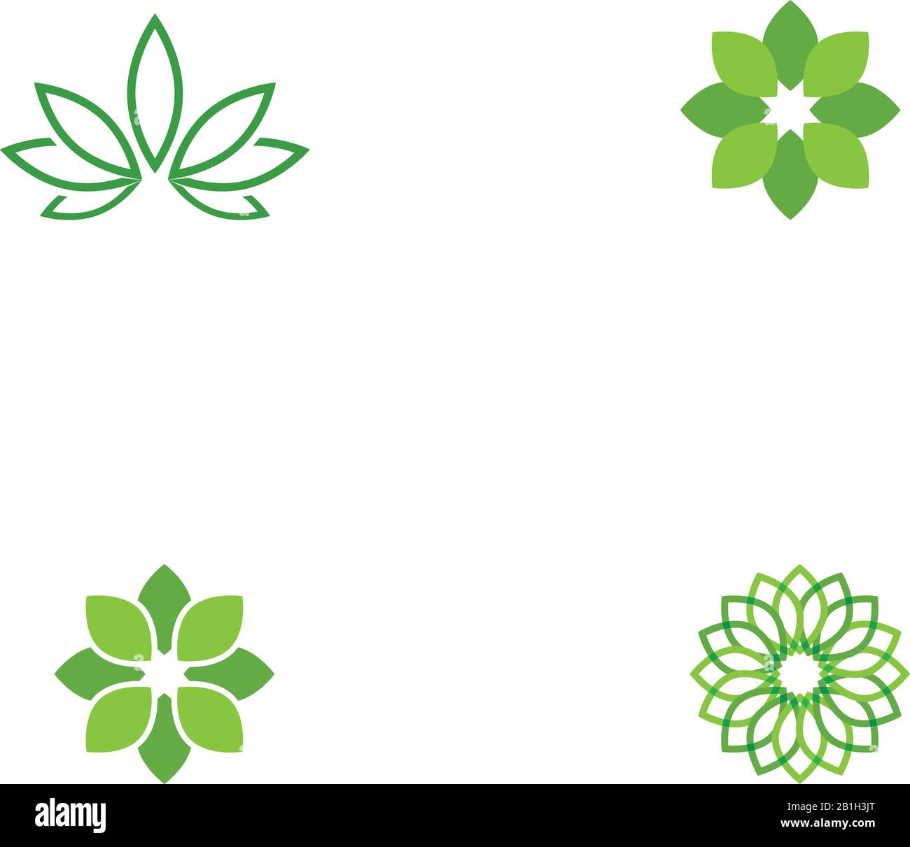 Green leaf logo ecology nature element vector Stock Vector Image & Art ...