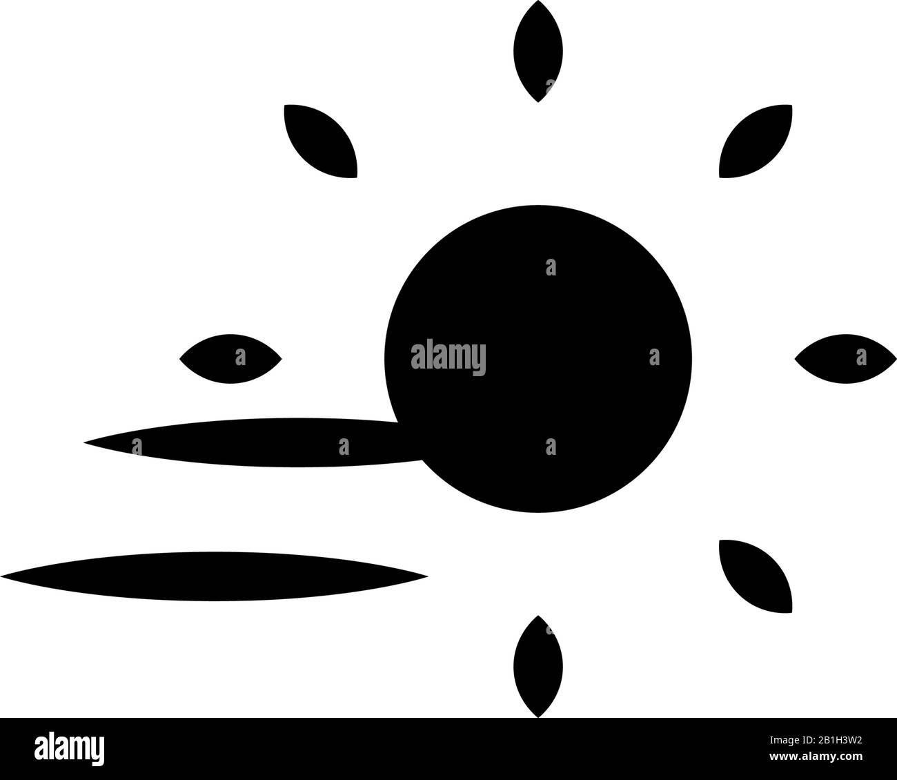 Fog day icon design vector template Stock Vector Image & Art - Alamy