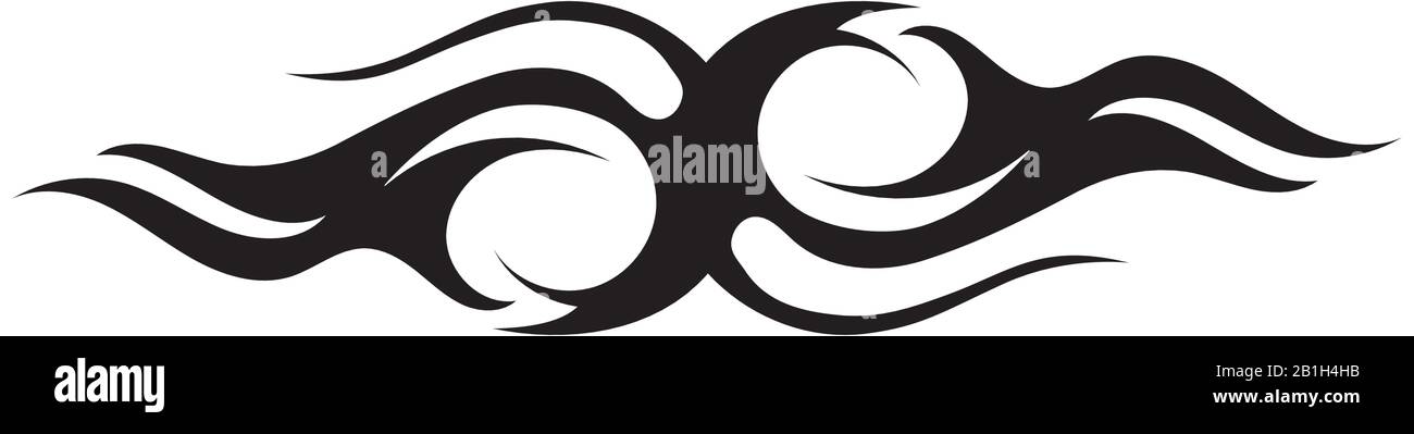 Tribal Tattoos Art Tribal Tattoo Vector Sketch Of A Tattoo Idea For Design Stock Vector Image Art Alamy