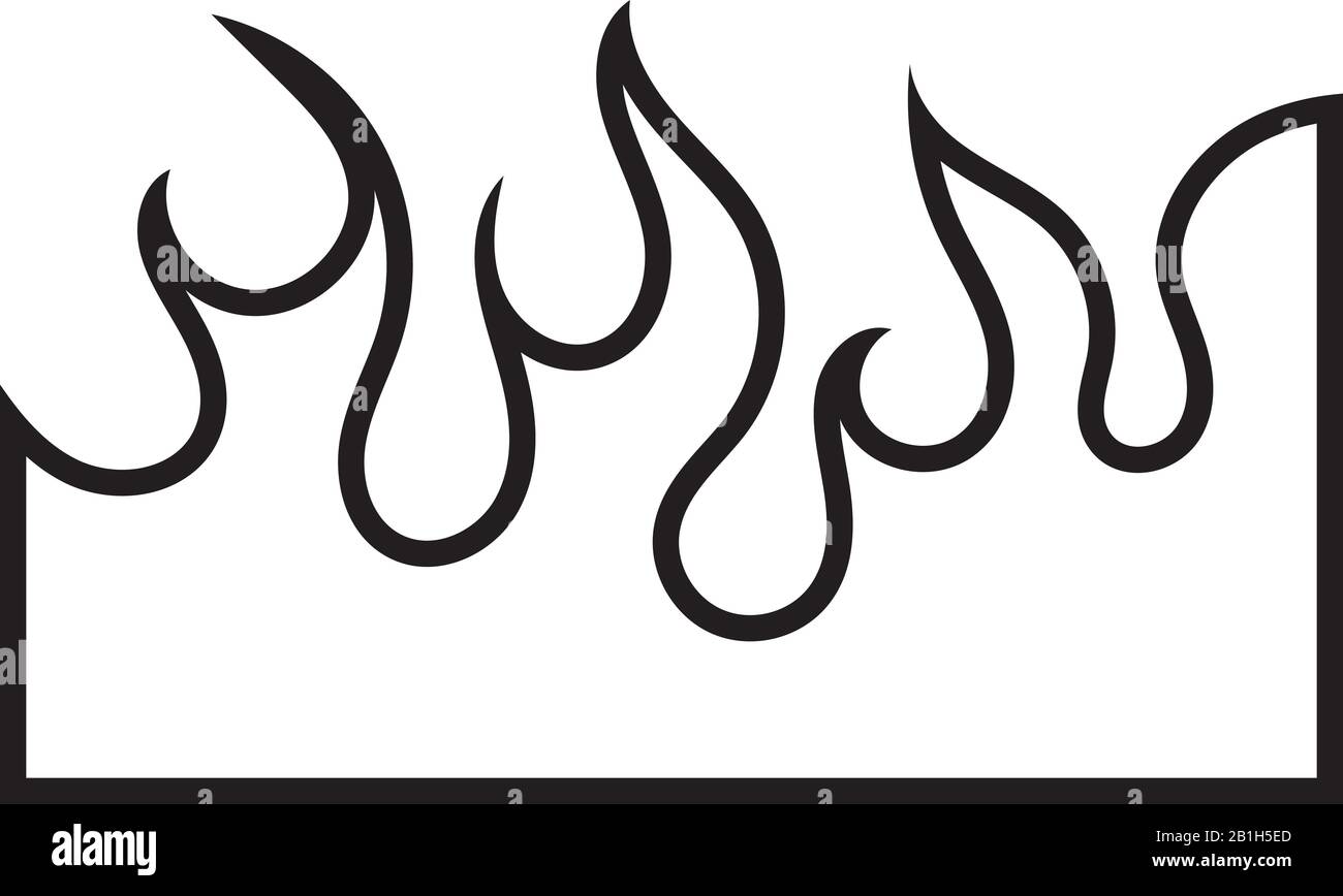 Fire flame background vector illustration design template Stock Vector ...