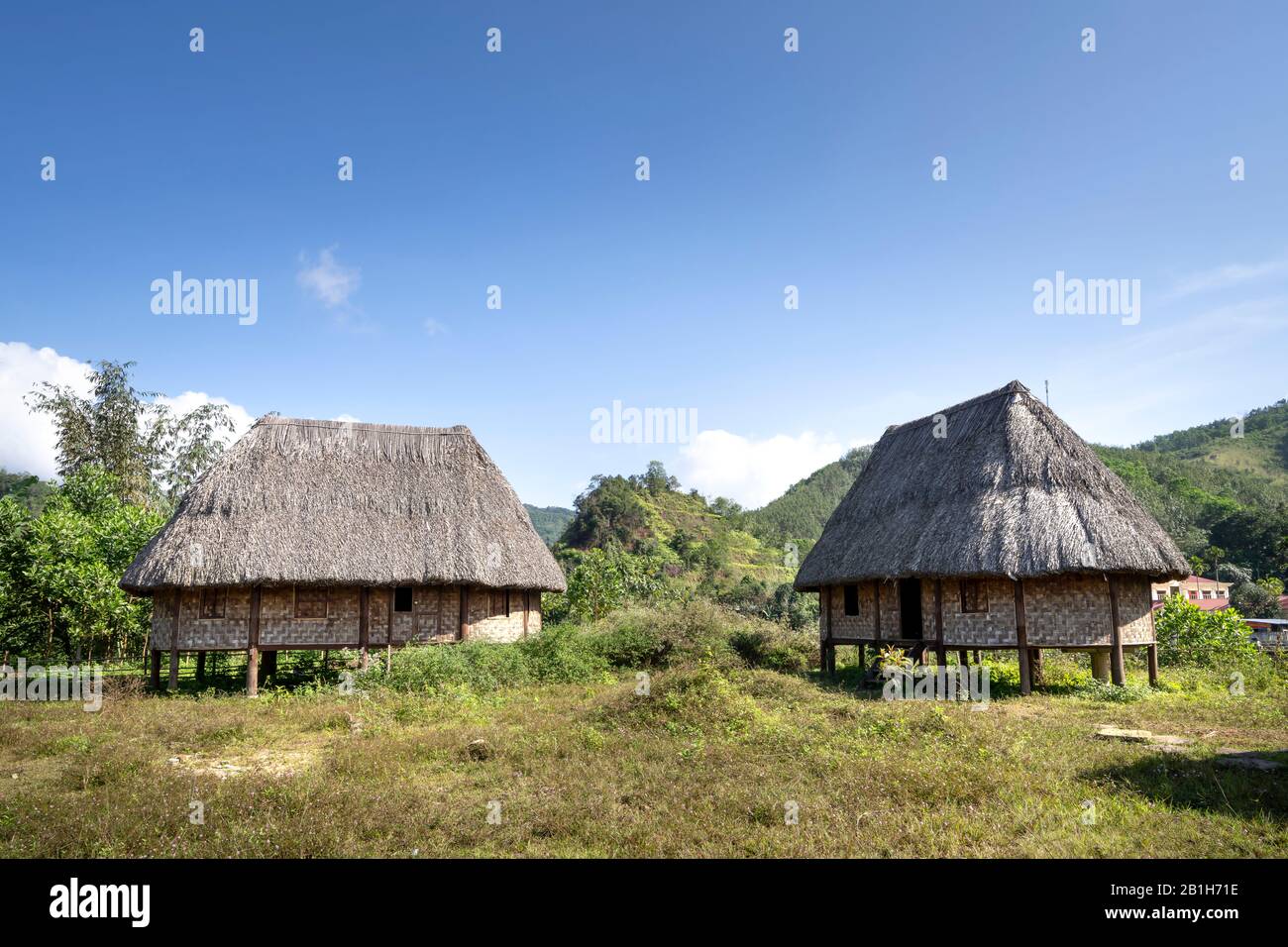 Traditional architecture of vietnamese ethnic minorities hi-res stock ...
