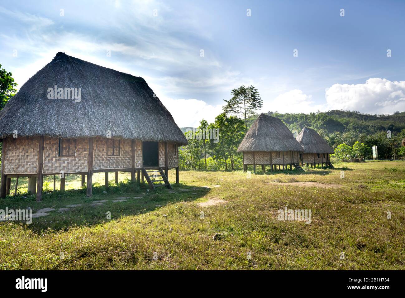 Traditional architecture of vietnamese ethnic minorities hi-res stock ...