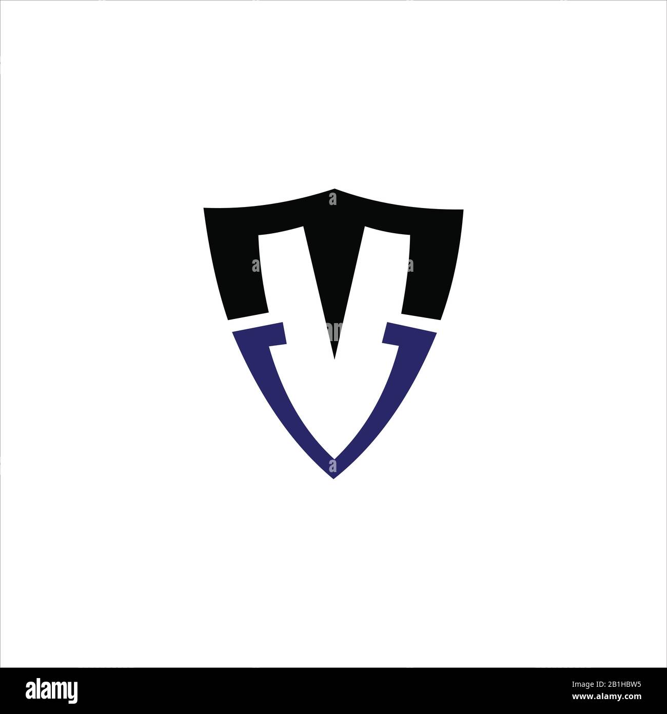 Initial letter mv or vm logo design template Stock Vector Image & Art ...