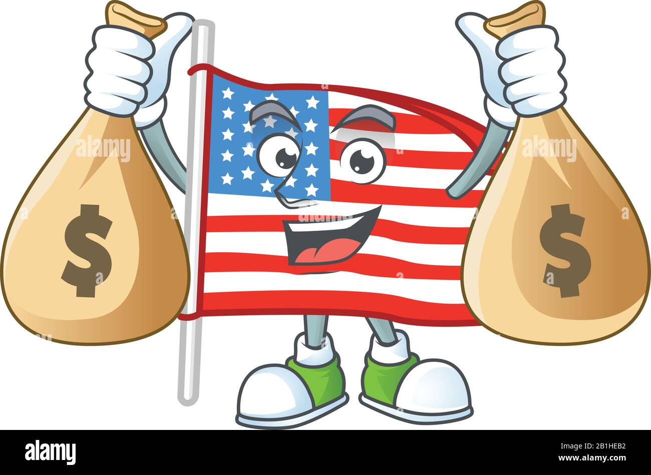 Cute money shop bags