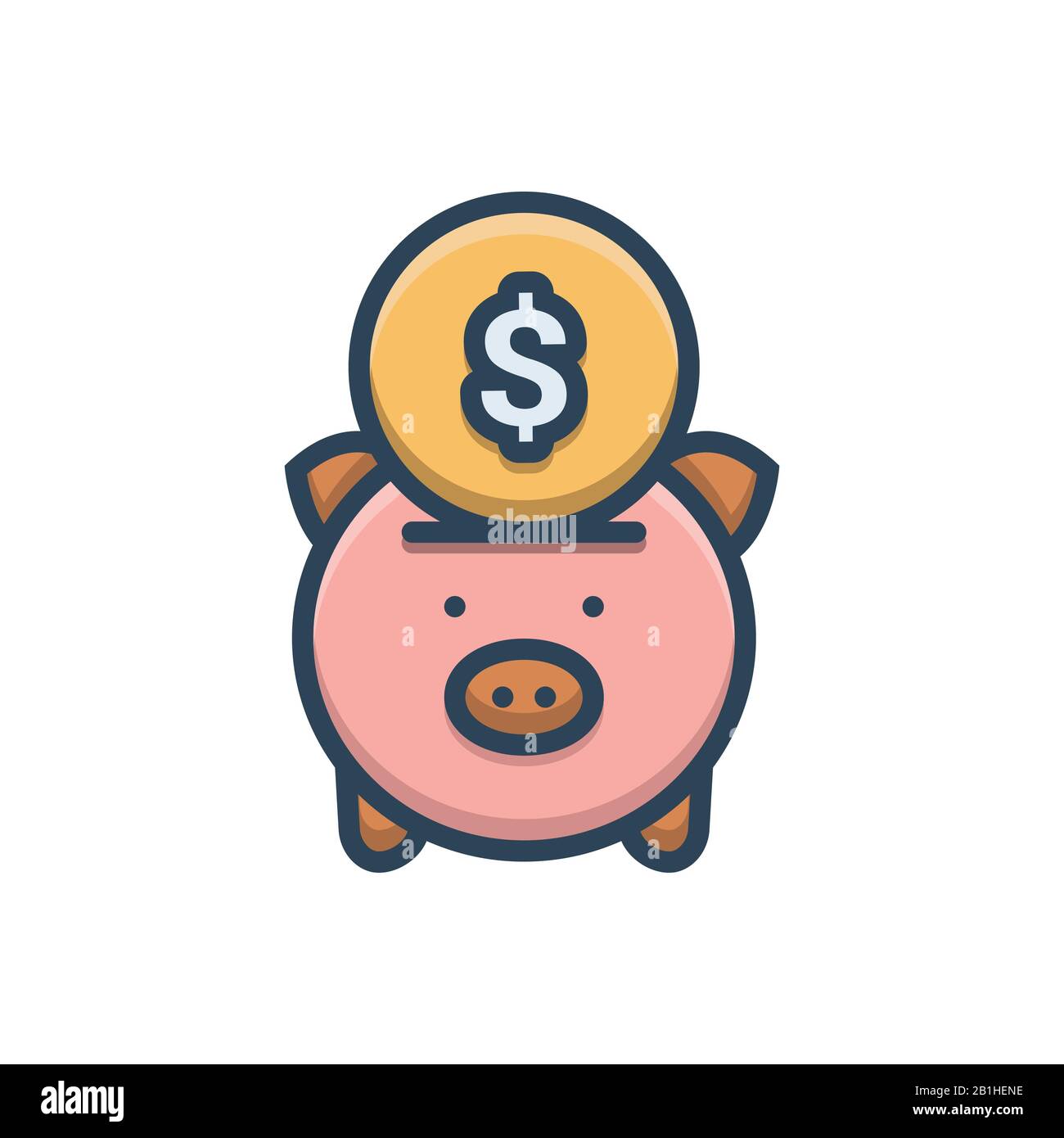 Illustration for Piggy bank Stock Vector Image & Art - Alamy