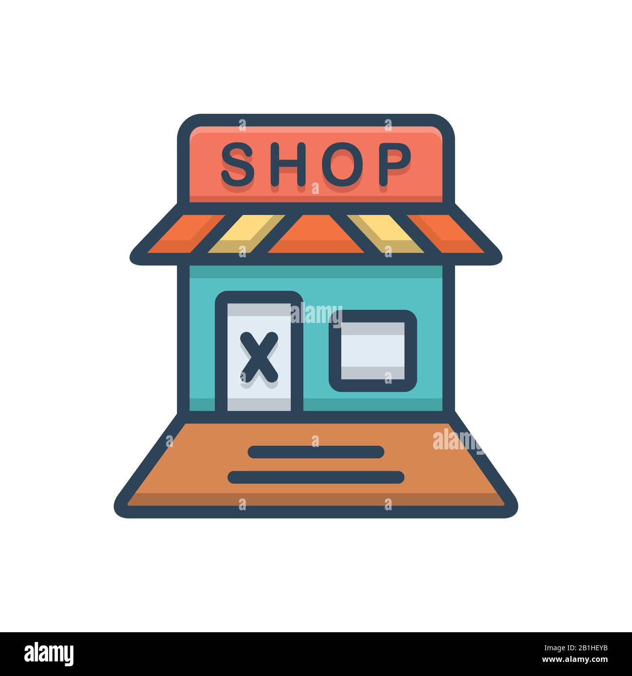 Illustration for Closed shop Stock Vector Image & Art - Alamy Illustration for Closed shop Stock Vector Image & Art - Alamy