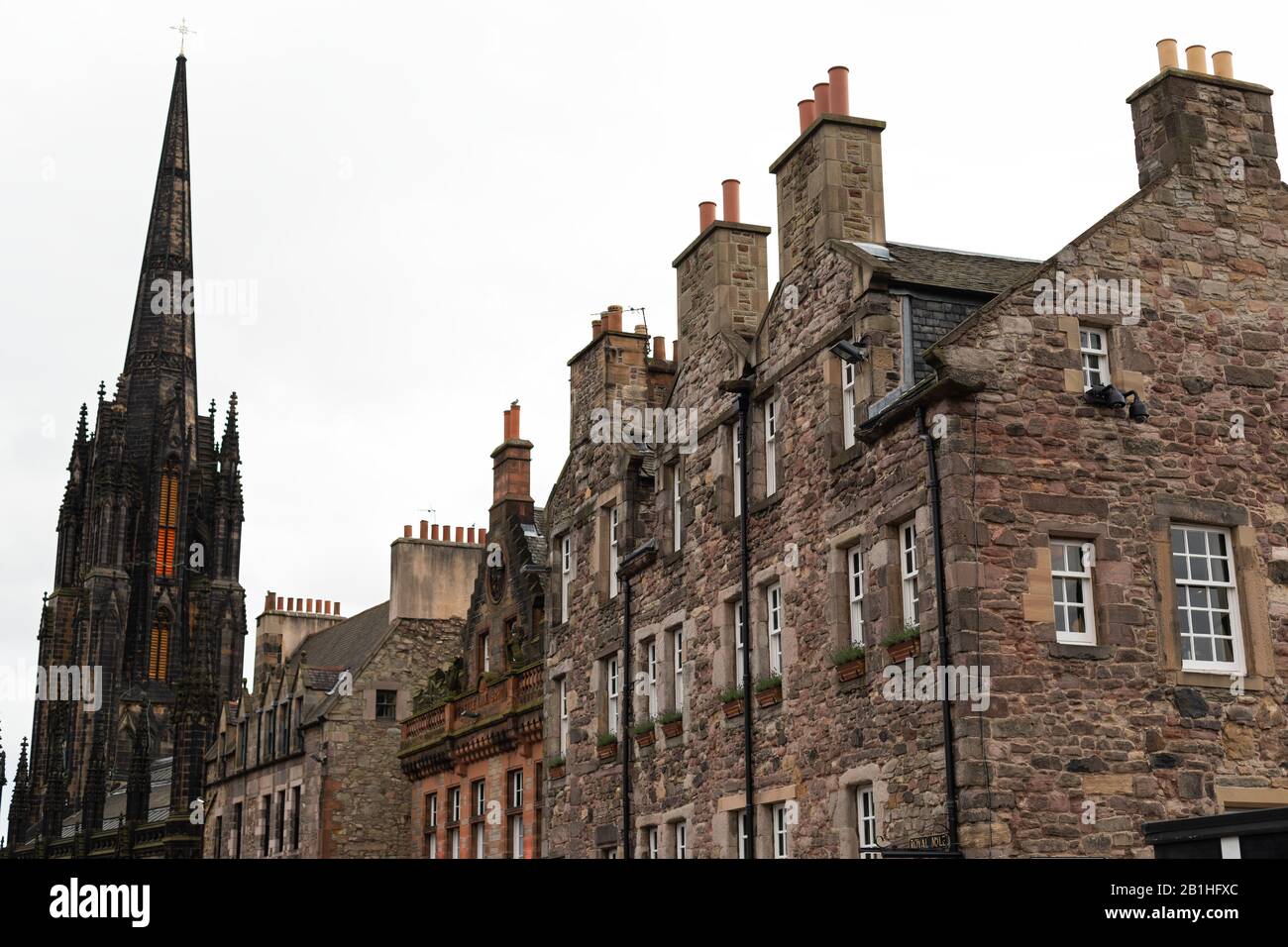 Picture of historic building in Edinburgh, Scotland Stock Photo Alamy