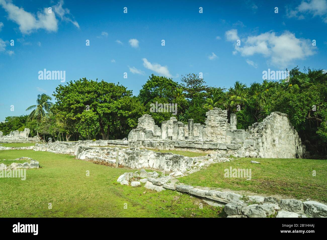 El Ray, Mayan Ruin in Cancun, Mexico Stock Photo - Alamy