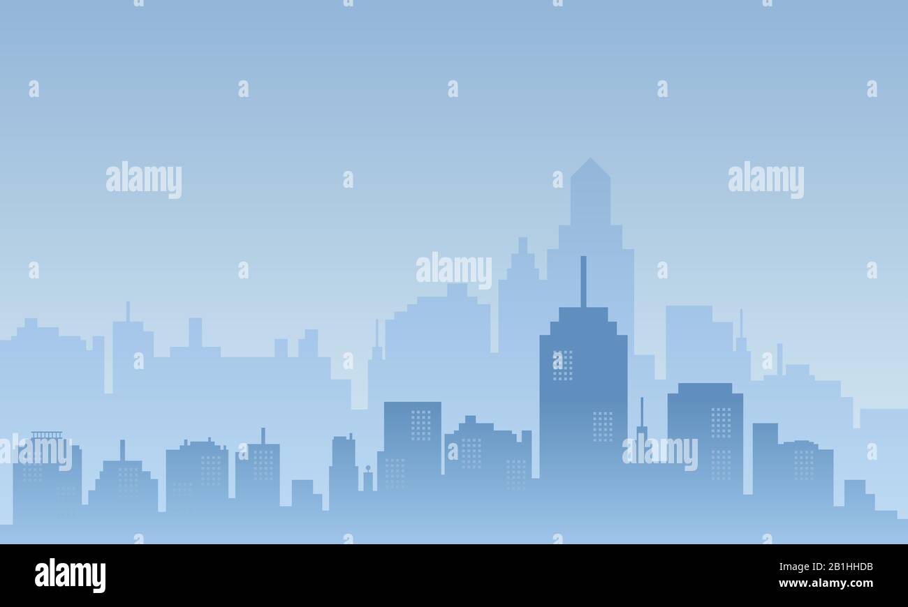 City skyline in the daytime. Urban landscape Stock Vector Image & Art ...
