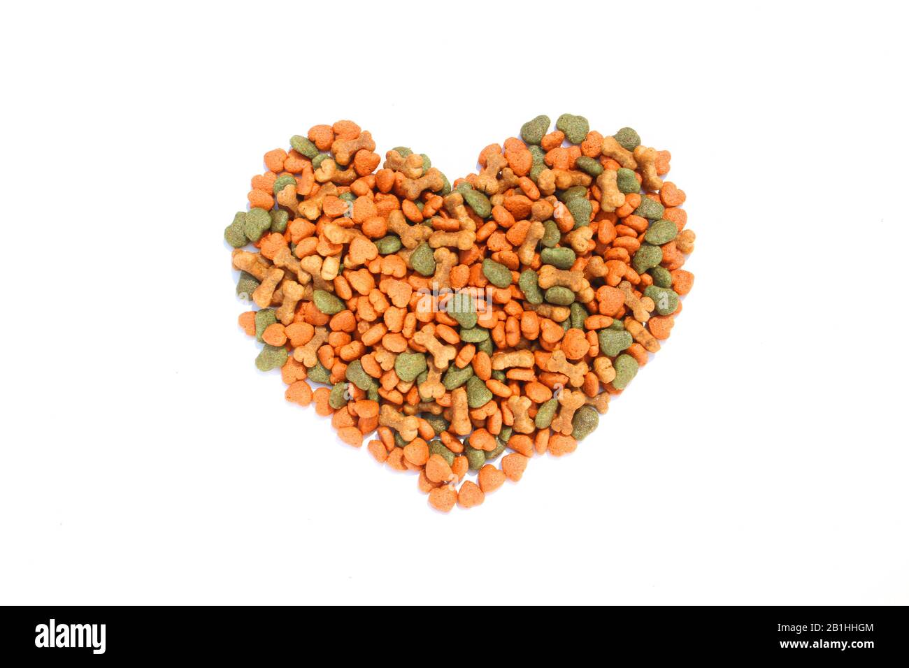 Dog food on isolated white Stock Photo - Alamy