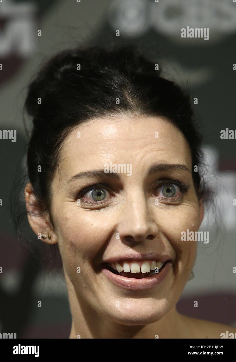 Hollywood, Ca. 25th Feb, 2020. Jessica Pare, at SEAL Team' TV show premiere at the Arclight in Hollywood, California on February 24, 2020. Credit: Faye Sadou/Media Punch/Alamy Live News Stock Photo