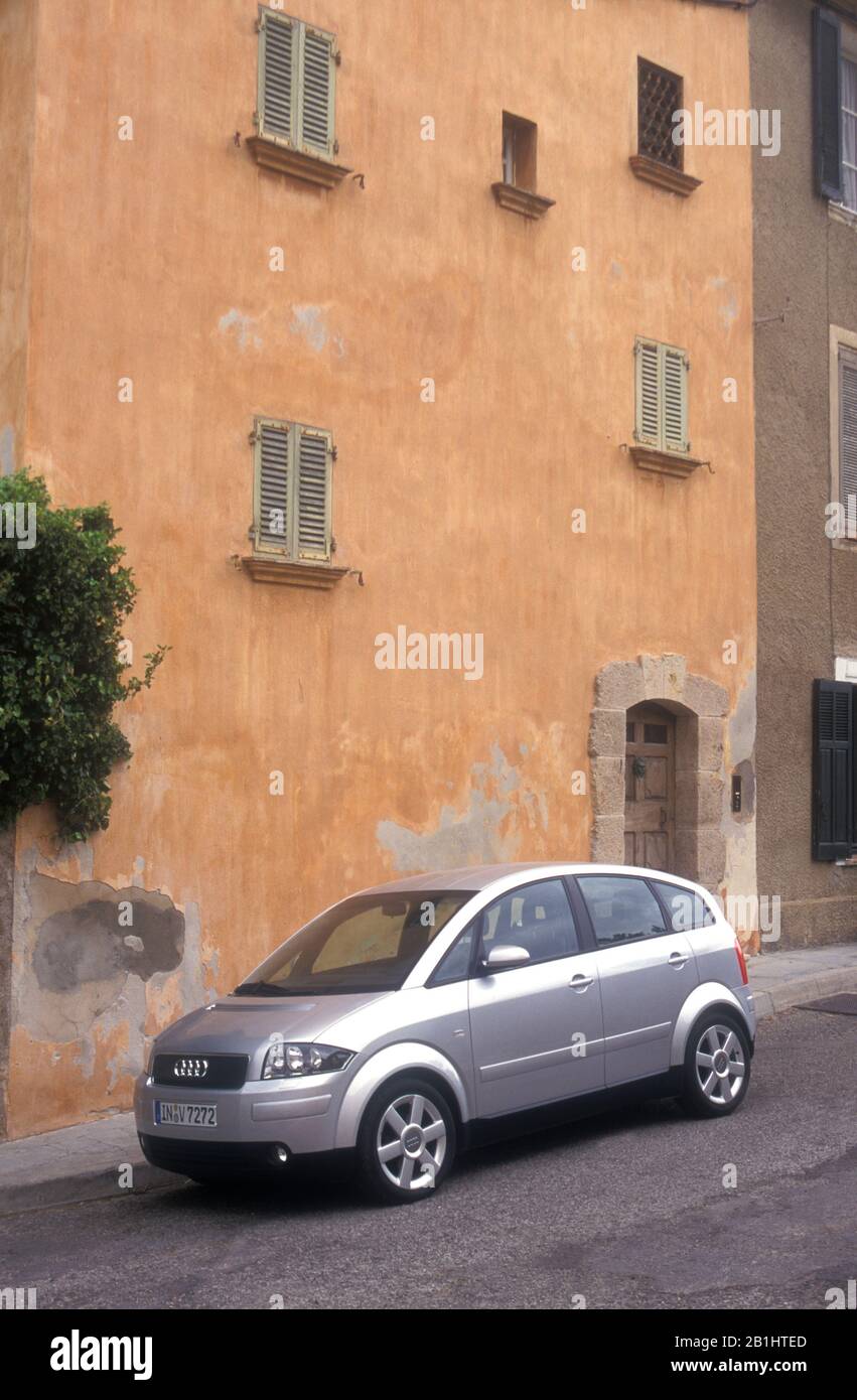Audi A2 in the South of France 2000 Stock Photo