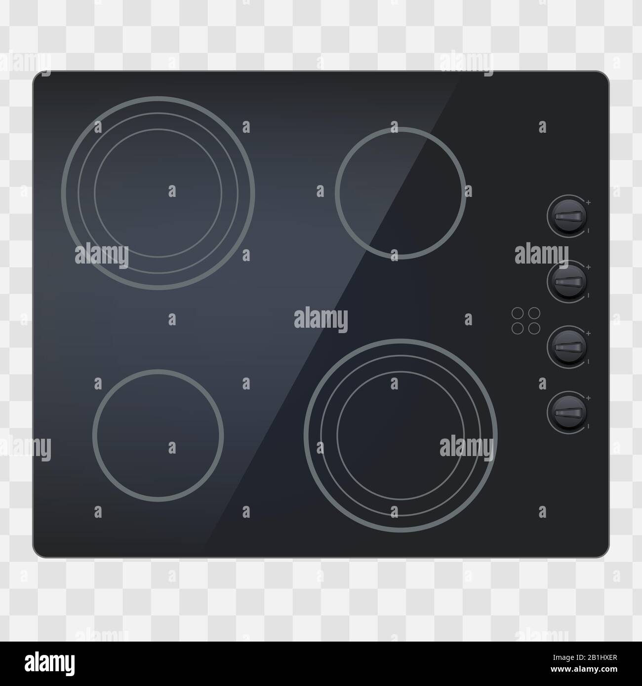 surface of electric and inductive hob Stock Vector Image & Art Alamy