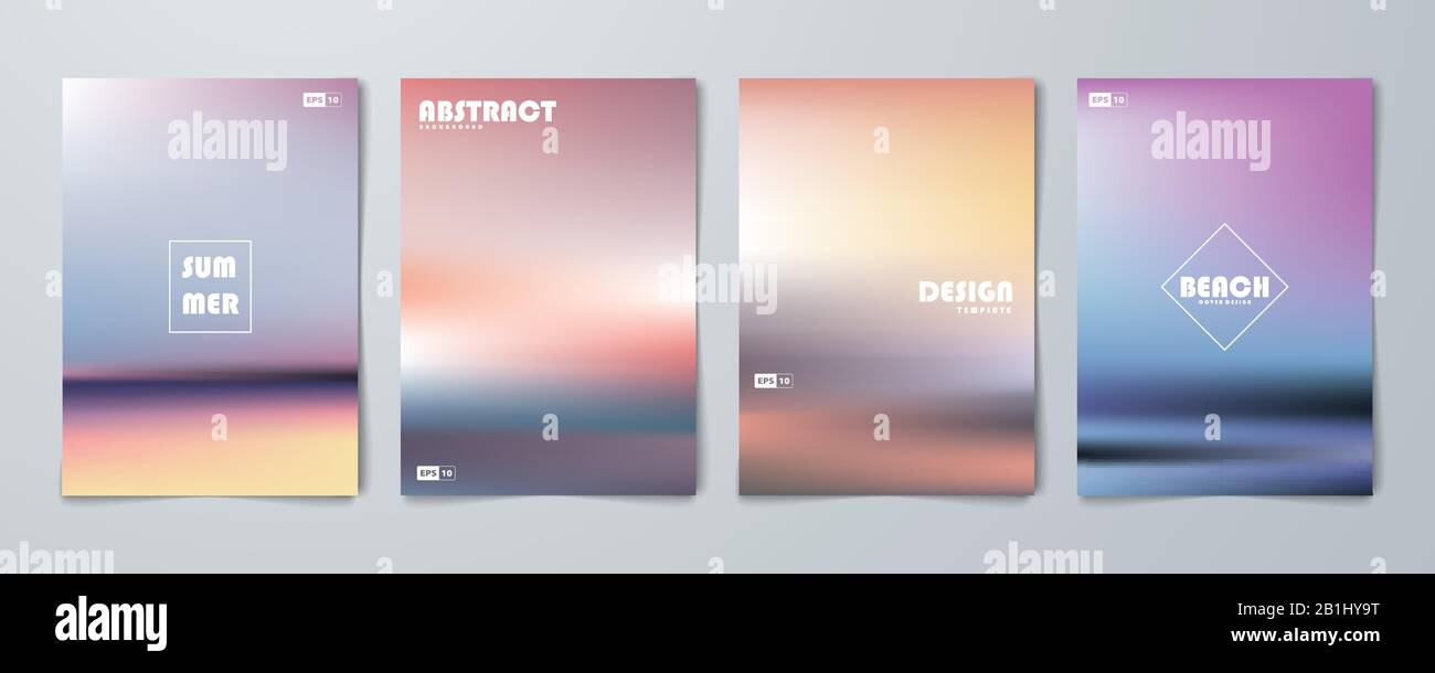 Abstract color template design of modern design background print page. Use for ad, poster, artwork, template design. illustration vector eps10 Stock Vector