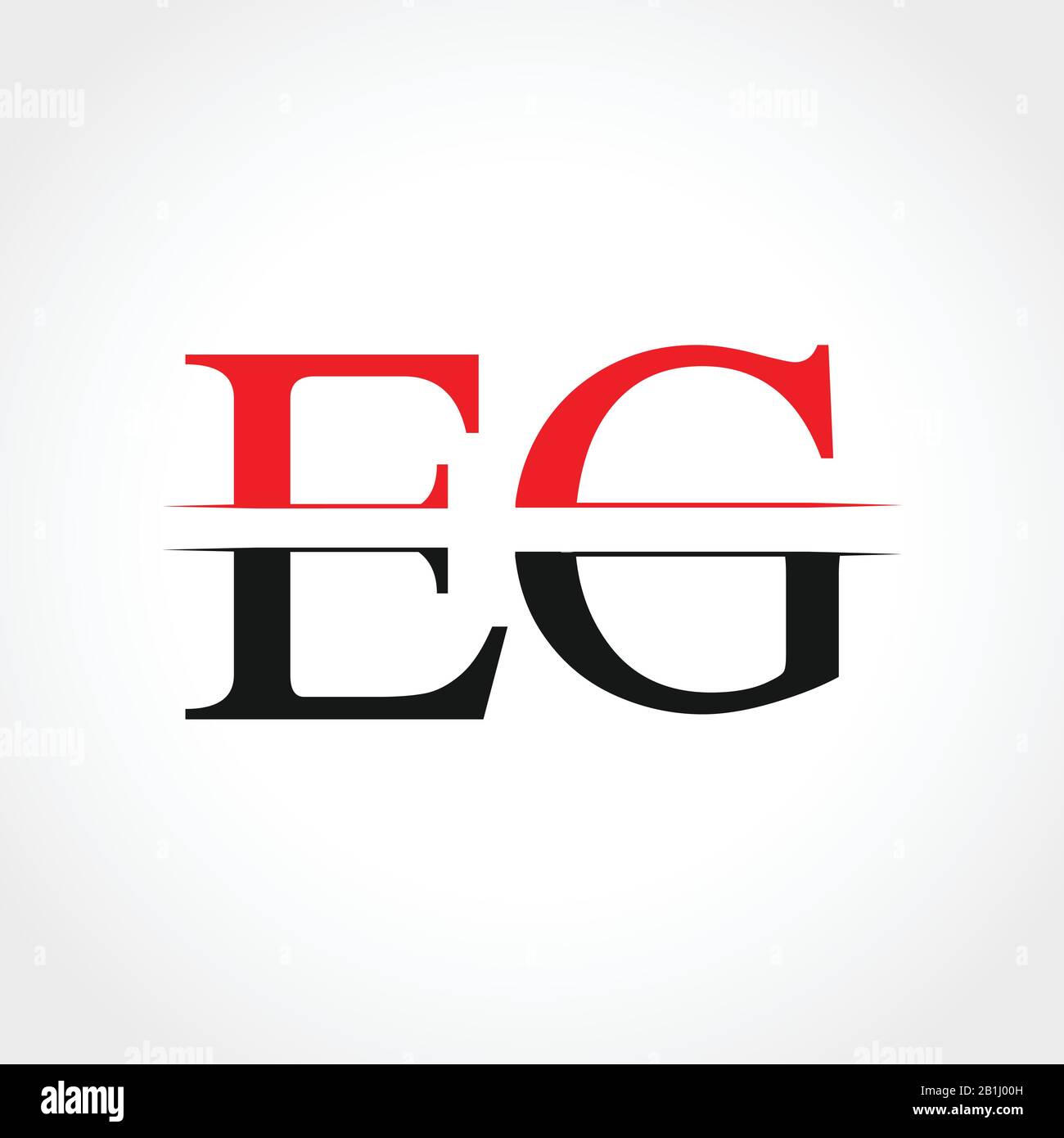 EG Monogram Logo Design By Vectorseller TheHungryJPEG