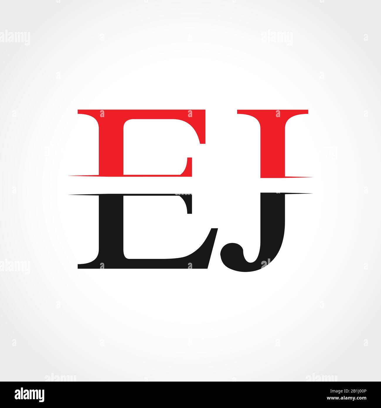 Initial EJ Letter Linked Logo Business Vector Template. Creative Letter EJ Logo Design Stock Vector