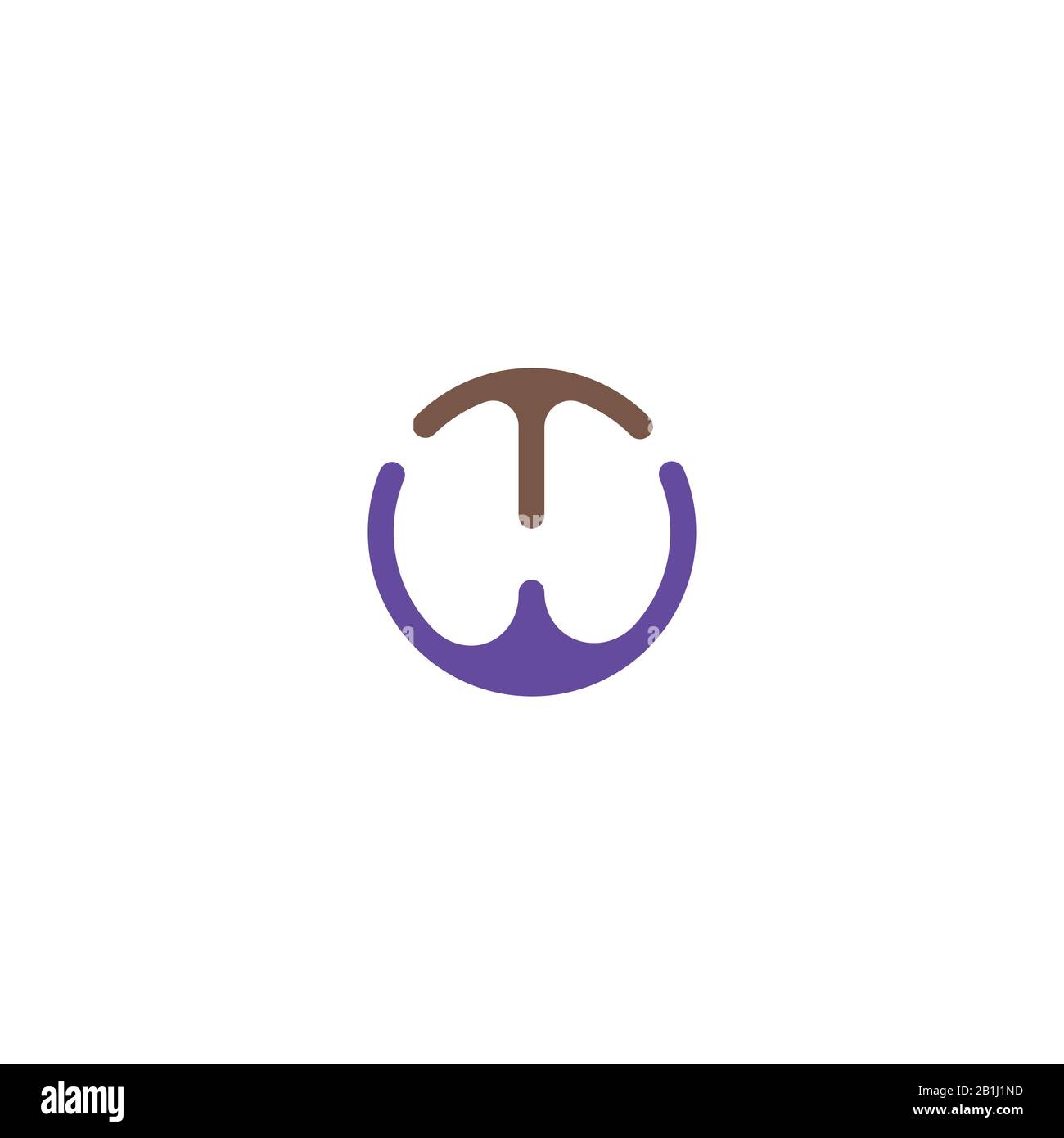 Initial letter wt logo or tw logo vector design template Stock Vector ...