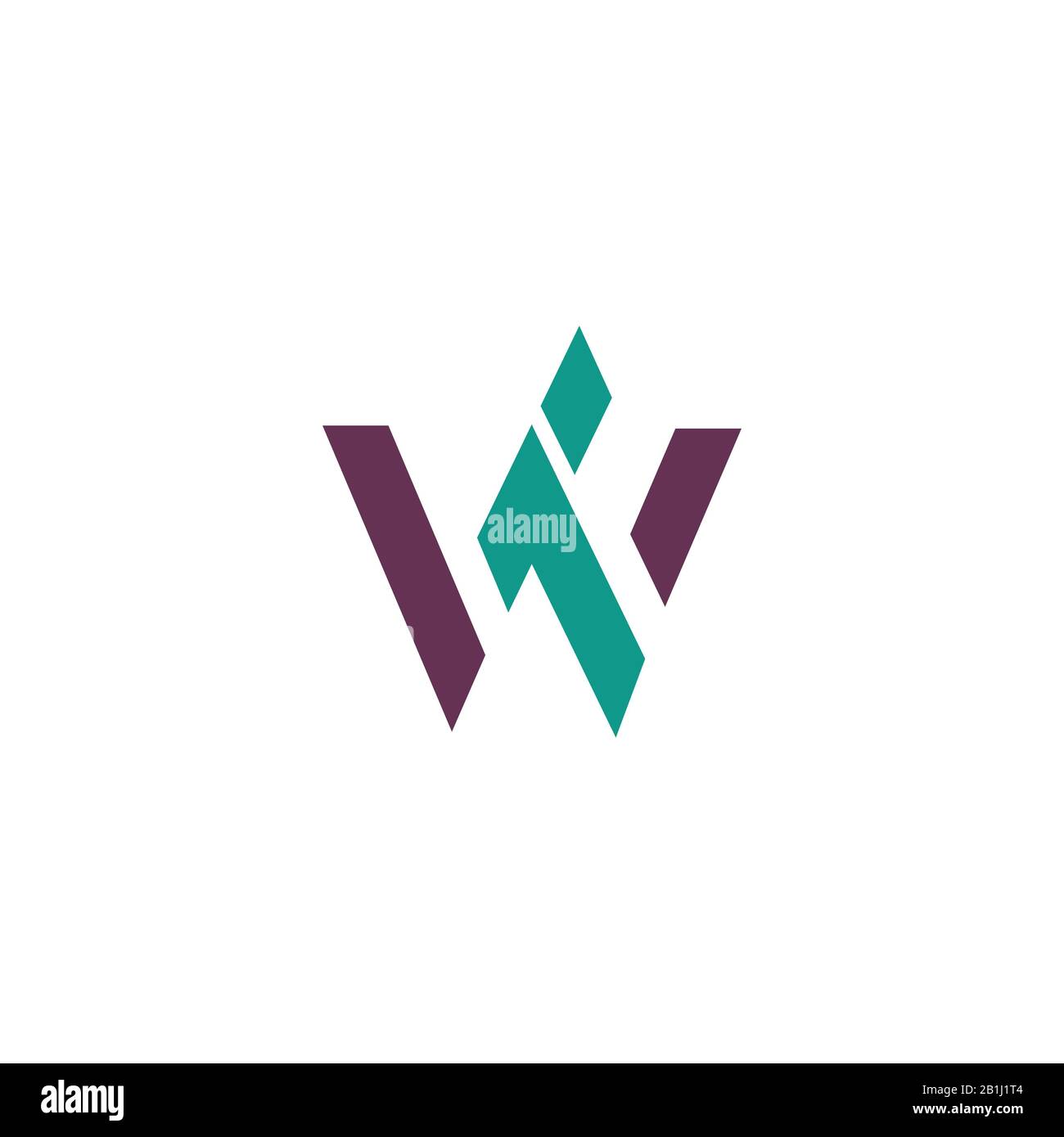 Initial letter wt logo or tw logo vector design template Stock Vector ...