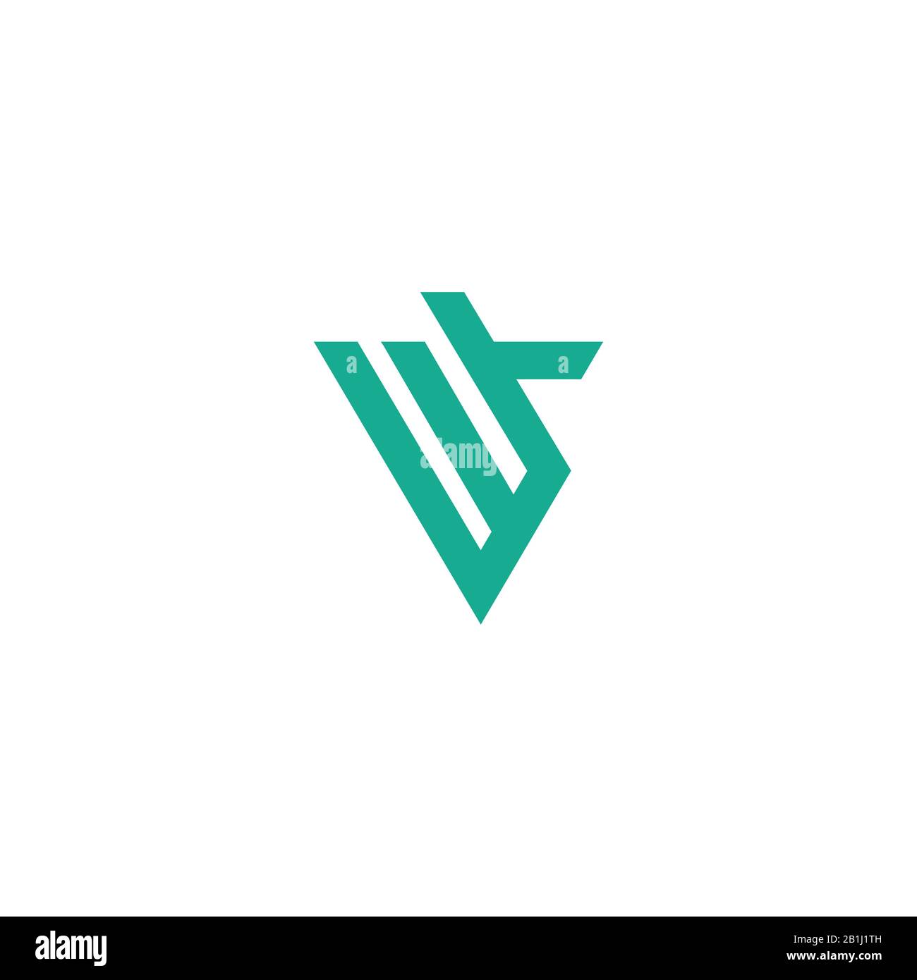 Initial letter wt logo or tw logo vector design template Stock Vector ...