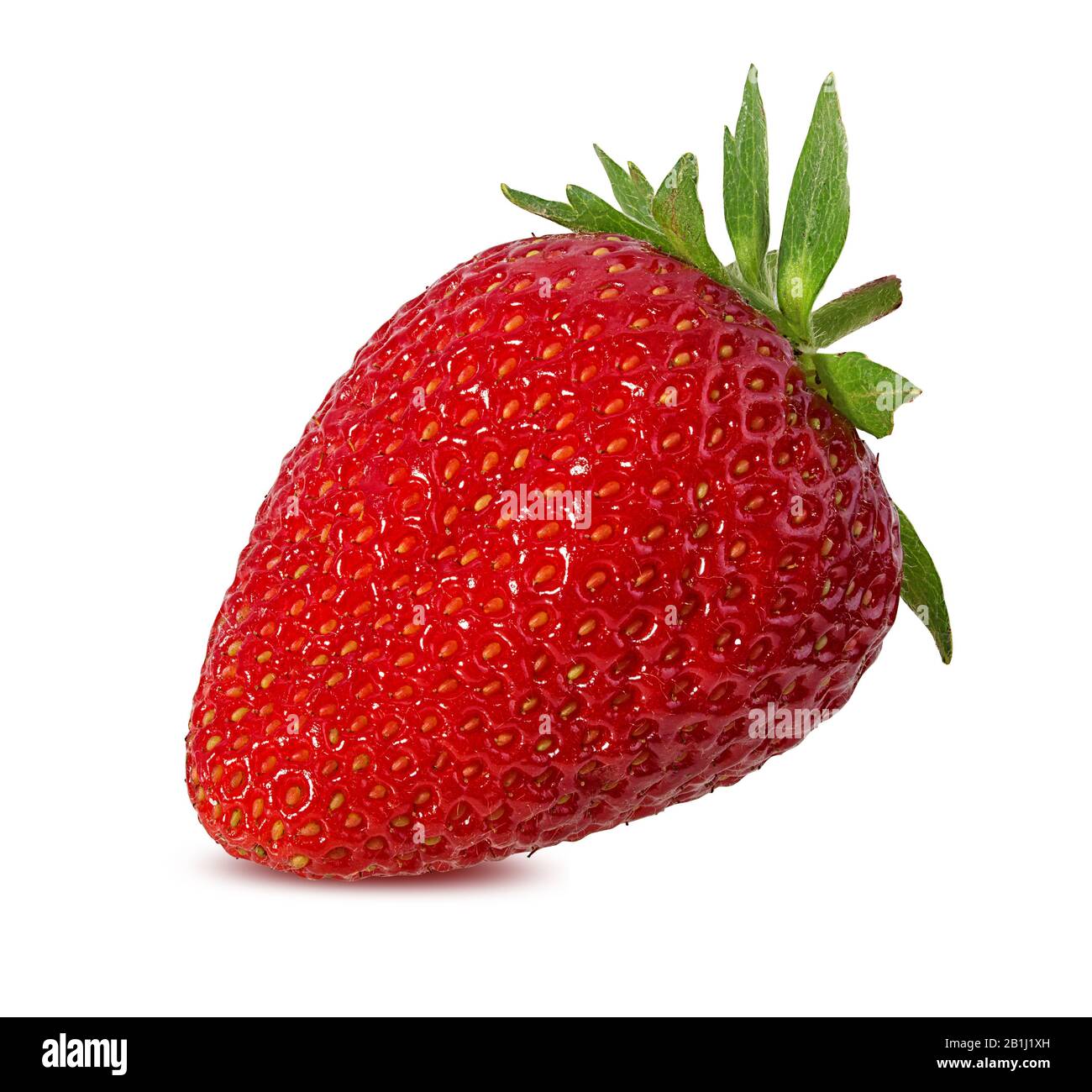 Strawberry isolated on white background Stock Photo - Alamy