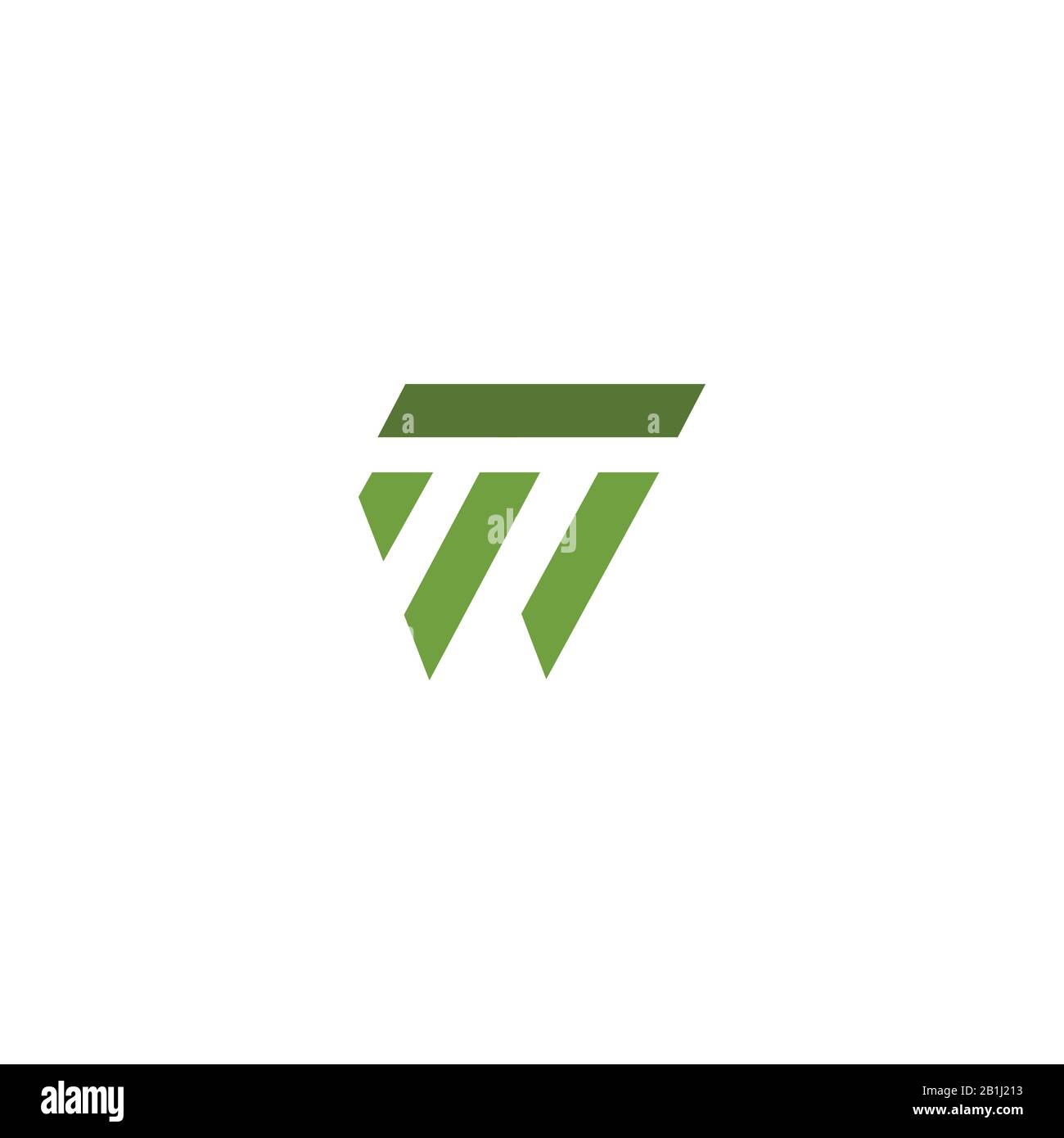 Initial letter wt logo or tw logo vector design template Stock Vector ...