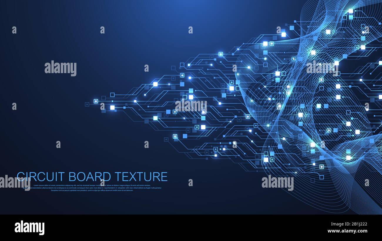 Technology Circuit Board Texture Background Abstract Circuit