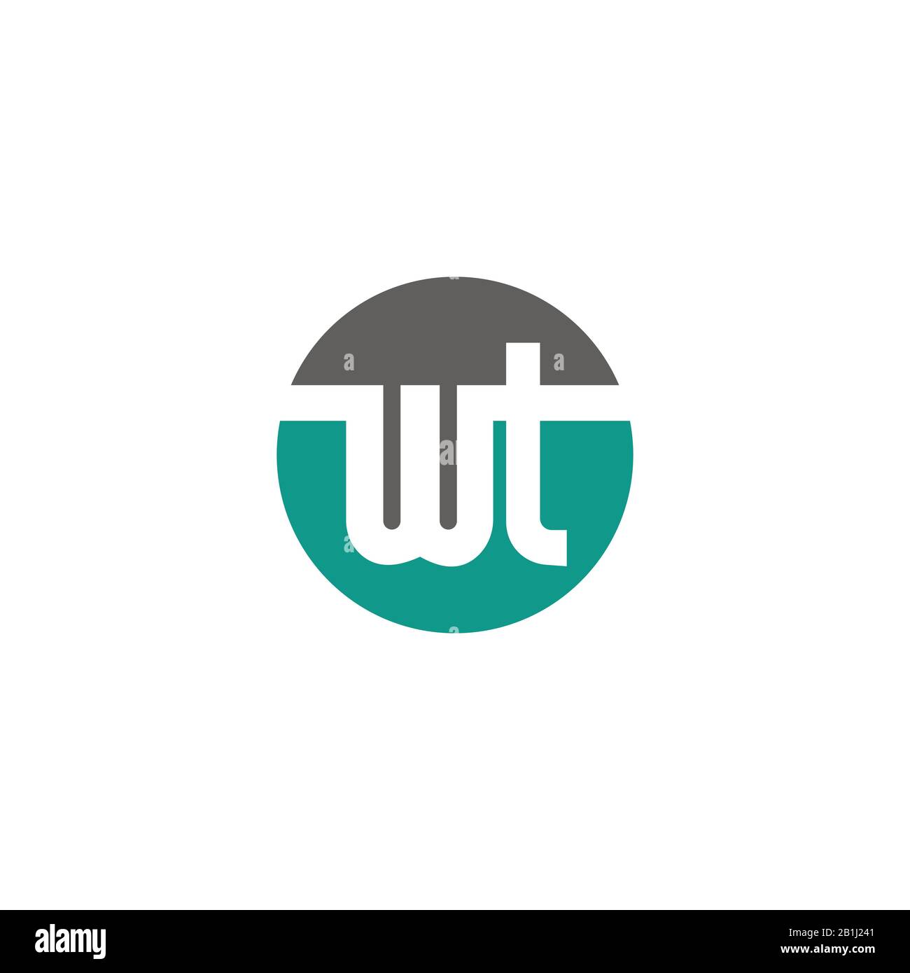 Initial letter wt logo or tw logo vector design template Stock Vector ...
