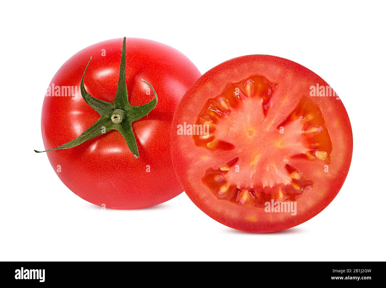 tomato isolated on white background Stock Photo - Alamy