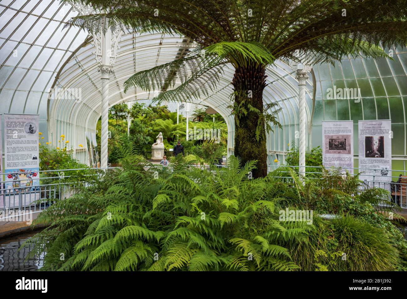 Glasgow, Scotland/UK June 30, 2019 Glasgow Botanic Gardens, a