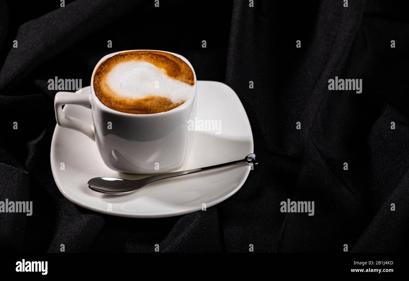 Coffee with milk Stock Photo