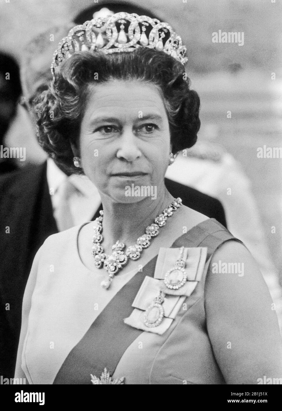 Konigin Elizabeth Ii Aus Dem Hause Windsor In London Grossbritannien Um 1979 Queen Elizabeth Ii Of Windsor At London United Kingdom Around 1979 Stock Photo Alamy